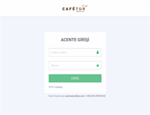 Tablet Screenshot of acenta.cafetur.com